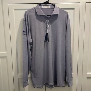 Holderness and Bourne Striped Gold Shirt XL luxury